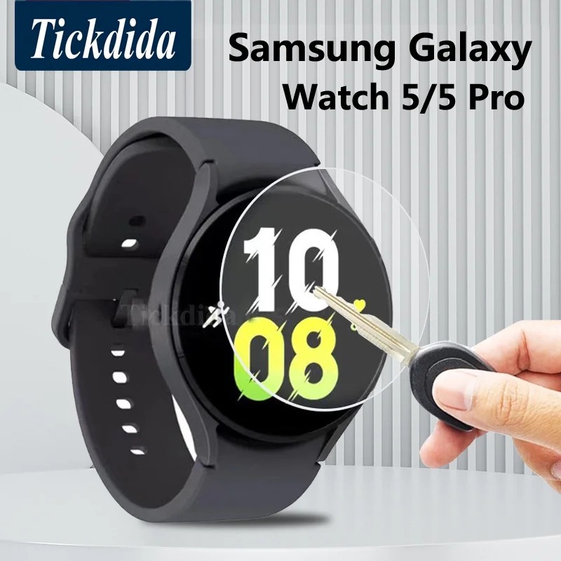 9H Premium Vetro Temperato Per Samsung Galaxy Watch 5 Pro 44Mm Watch 4 Classic 46Mm Smartwatch Screen Pellicola Protettiva Antigraffio