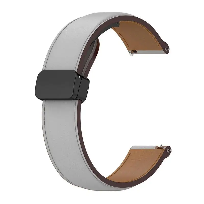 Cinturino In Pelle Per Samsung Per Galaxy Watch 6/Watch 6 Classic Watch Band 20Mm Smartwatch No Gap Bracciale Per Galaxy Watch