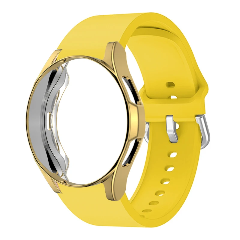 Custodia + Cinturino Per Samsung Galaxy Watch 4 Classic 46Mm 42Mm 44Mm 40Mm Smartwatch Cinturino Ridge Sport Bracciale Galaxy Watch 4 Strap