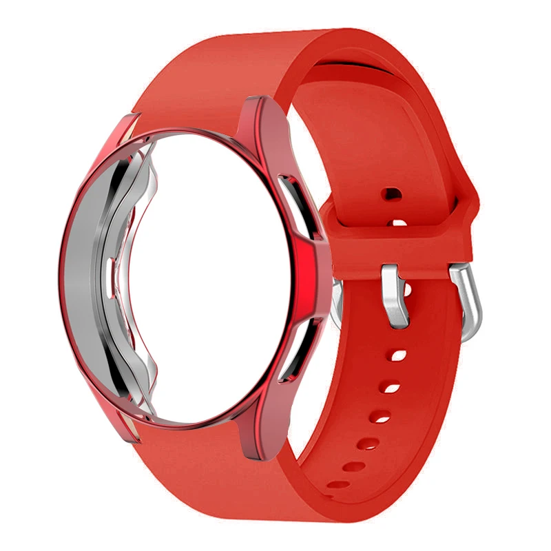 Custodia + Cinturino Per Samsung Galaxy Watch 4 Classic 46Mm 42Mm 44Mm 40Mm Smartwatch Correa Ridge Sport Bracciale Galaxy Watch 4 Strap