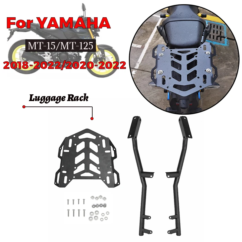 Mtkracing Per Yamaha Mt-15 Mt-15 Mt-125 18-22 20-22 Portellone Posteriore Portellone Portapacchi Ripiano Cassetta Degli Attrezzi Pannello Di Supporto 