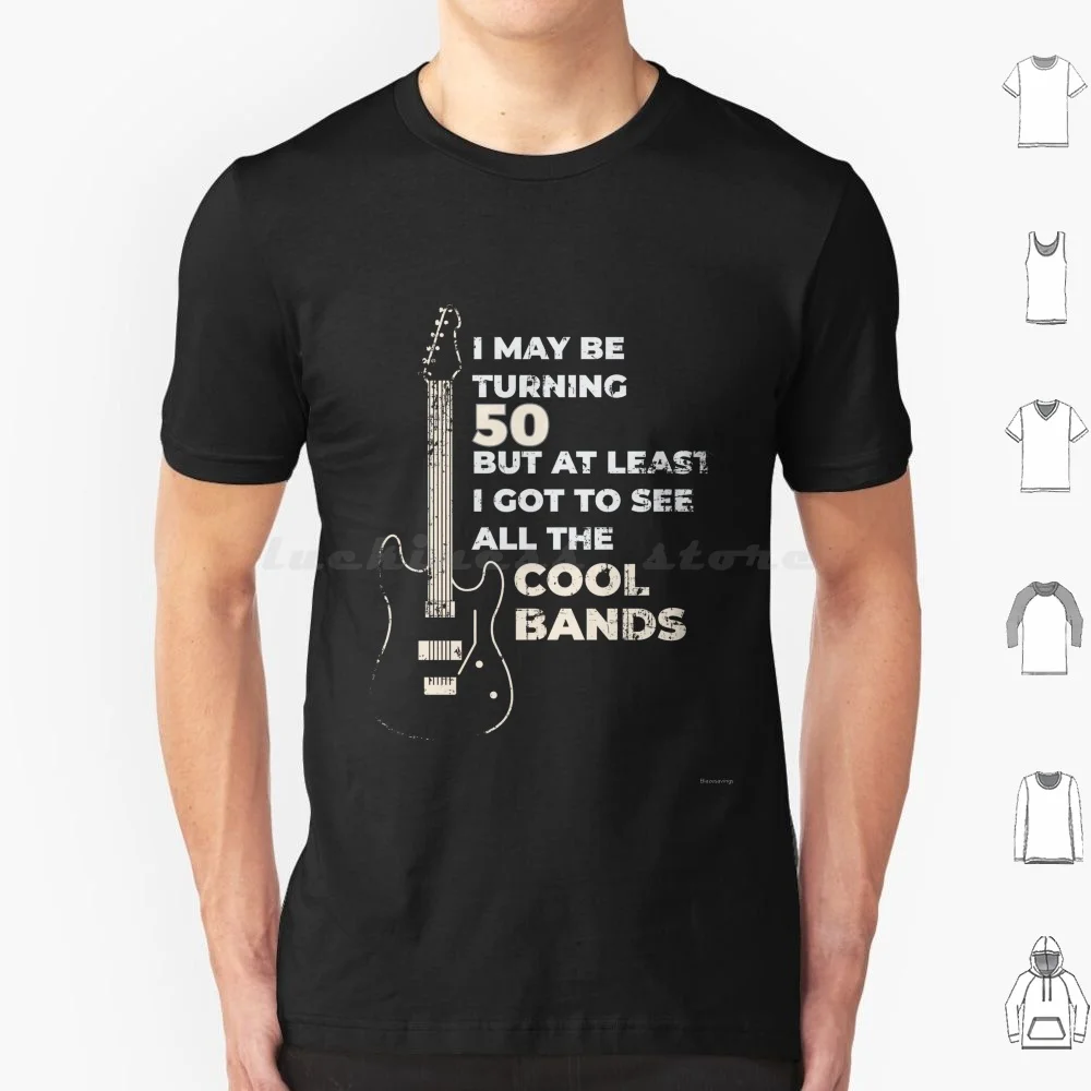 Divertente 50Th Birthday Gift T Shirt 6Xl Cotton Cool Tee 50 50Th 50Th Birthday Idea Divertente Anniversario Musica Metallo
