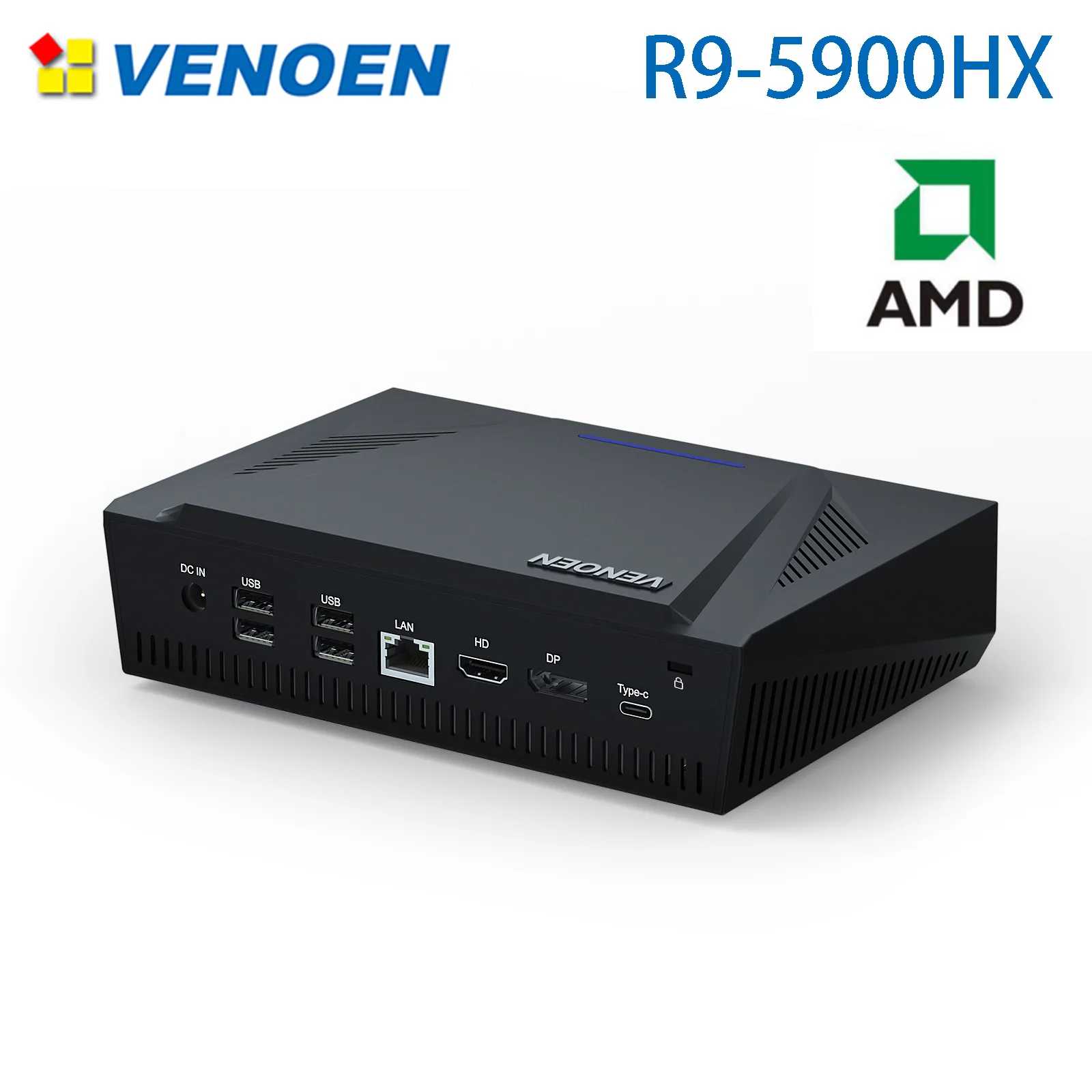 Mini Pc Da Gioco Amd Ryzen R9 5900Hx R7 R5 Potente Computer Da Ufficio Hdmi Dp Desktop Veloce Ddr4 Wifi6 Windows 10/11 Linux Wifi 4G
