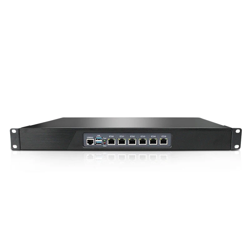 Pfsense I7-8550U I7- 8700 I7-7660U 1U Computer Industriale Windows Linux System Aikuai Ubuntu Centos 1U Case Server