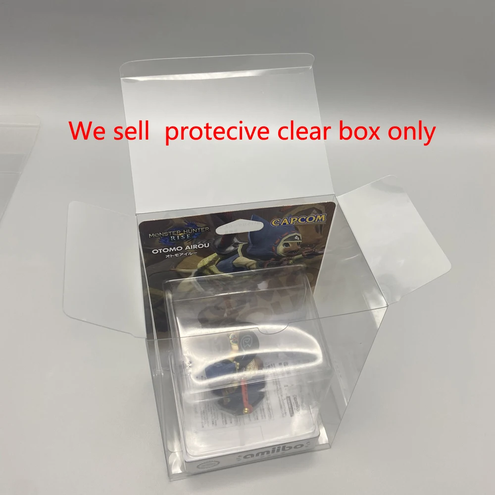 Scatola Trasparente Per Monster Hunter Rise Amiibo Scatola Di Visualizzazione Speciale Plastica Pet Collection Storage Protettivo Bo