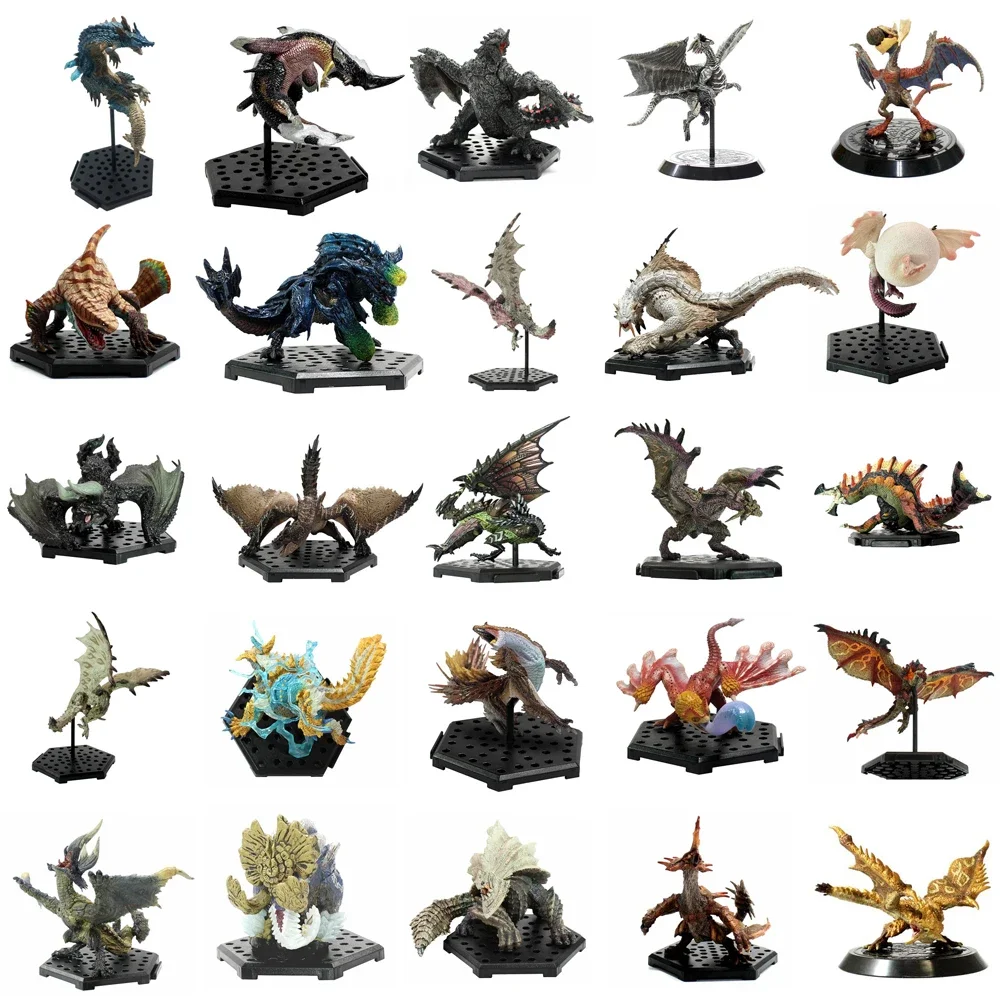 Modello In Scala Originale Giapponese Monster Hunter Rise Of Dawn Series Black Erosion Dragon Destroy Dragon Spray Action Figure Toys