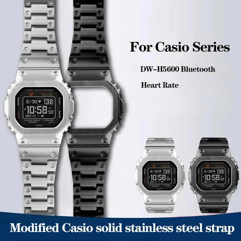 Cornice Del Cinturino Dell'Orologio Modificata Per La Catena Del Cinturino Dell'Orologio Con Cassa In Acciaio Inossidabile Solido Della Frequenza Card