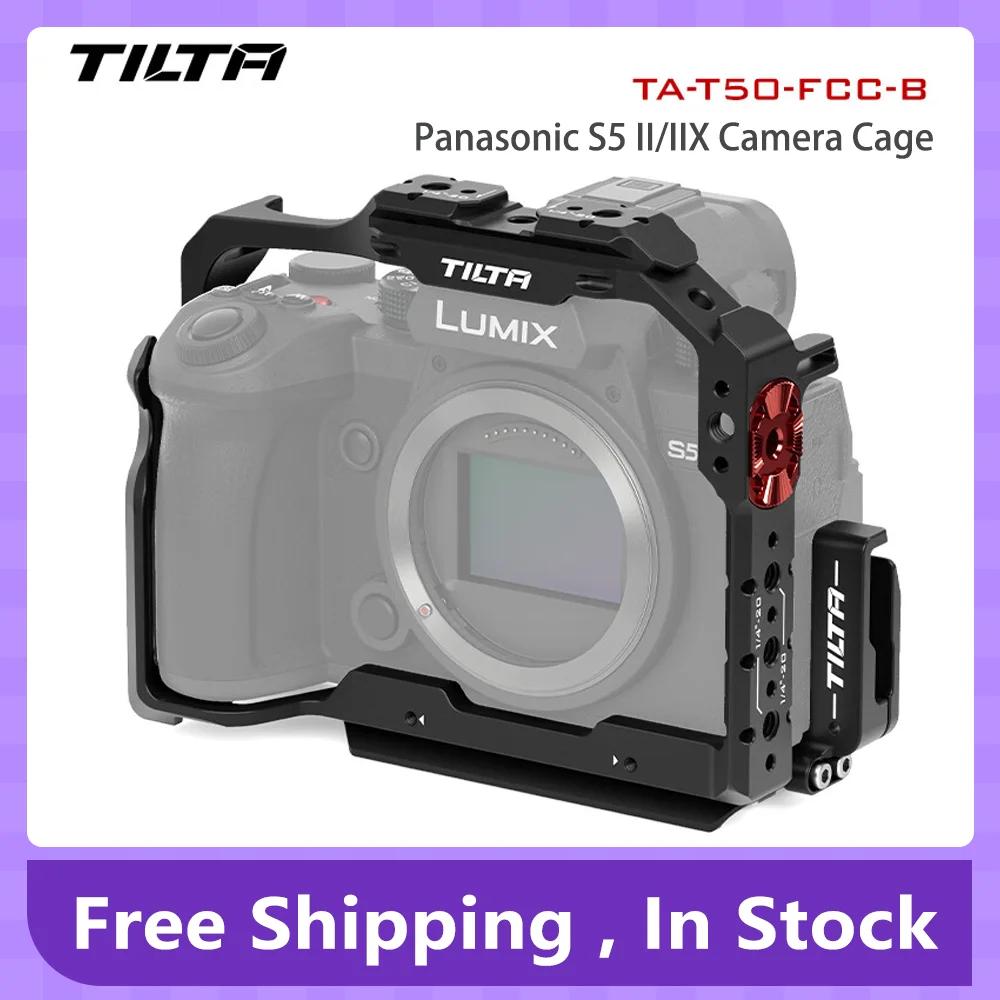 Tilta Per Panasonic Lumix S5 Ii Iix Camera Cage Ta-T50-Fcc-Tg Ta-T50-Hcc-B Ta-T50-Hcc-Tg Full