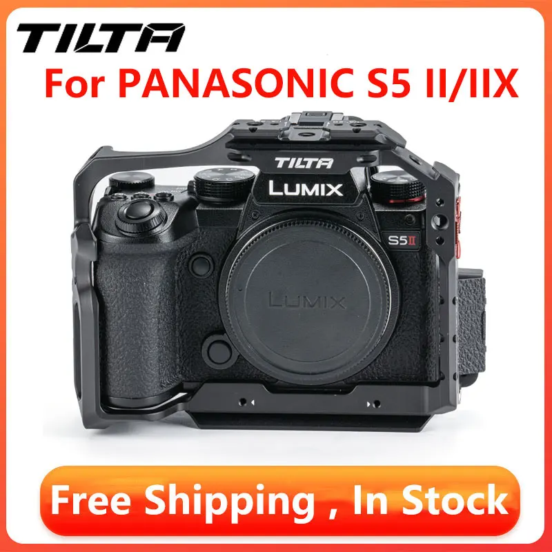 Tilta Per Panasonic Lumix S5 Ii Iix Camera Cage Ta-T50-Fcc-Tg Ta-T50-Hcc-B Ta-T50-Hcc-Tg Full