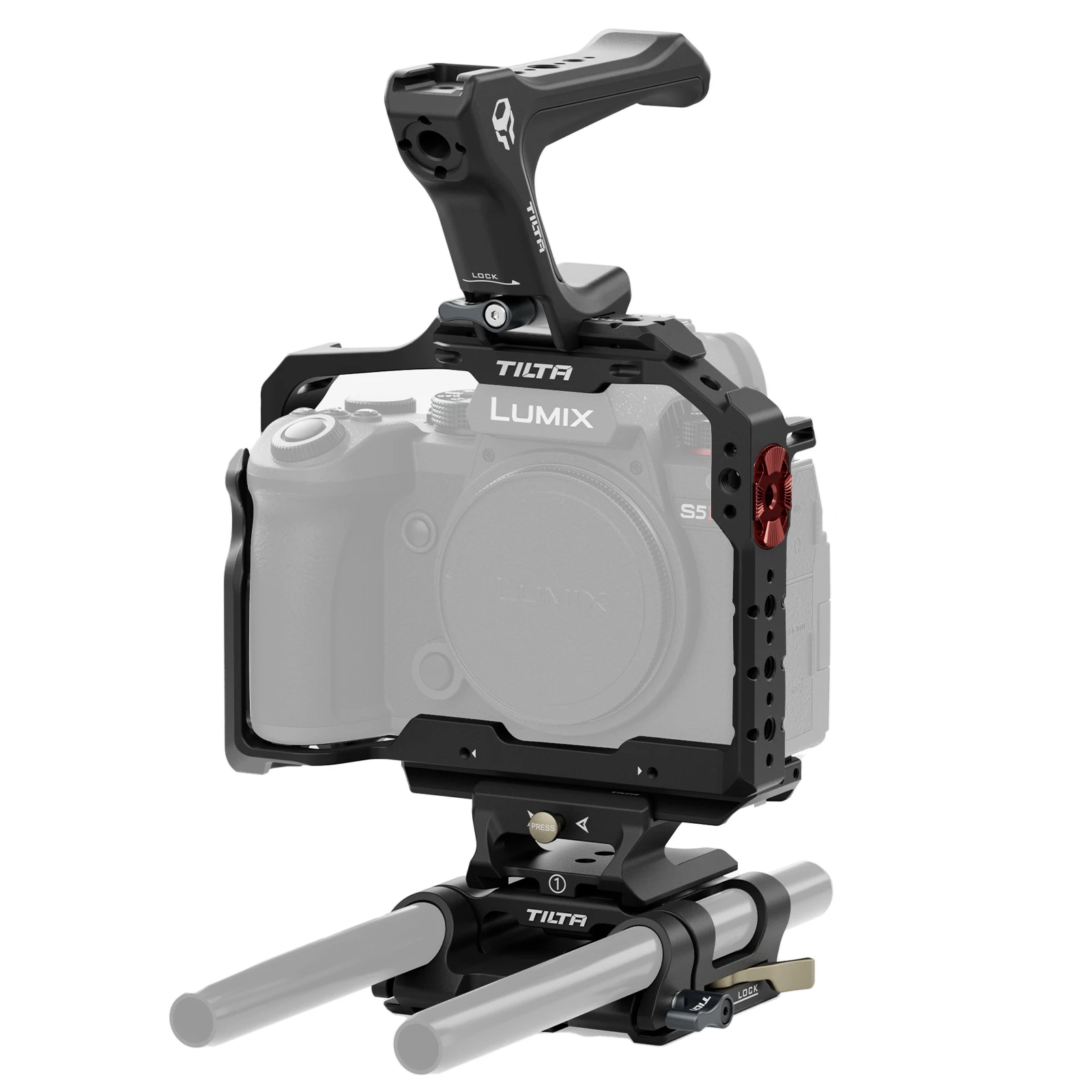 Tilta Full Camera Cage Per Panasonic Lumix S5 Ii/Iix Half Camera Cage Ta-T50-Fcc Ta-T50-Hcc Modular 15Mm Lws Piastra Di Base Tipo I