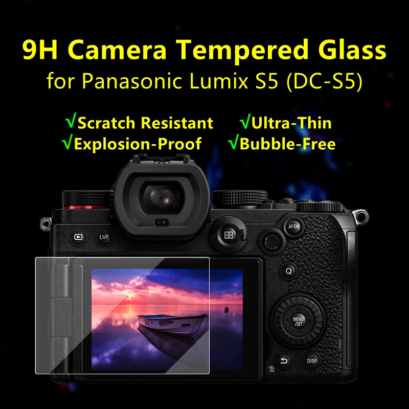 Panasonic S5 Ii Lumix S5Ii Dc-S5 Vetro Per Fotocamera 9H Durezza Proteggi Schermo In Vetro Temperato Per Fotocamera Panasonic Lumix S5