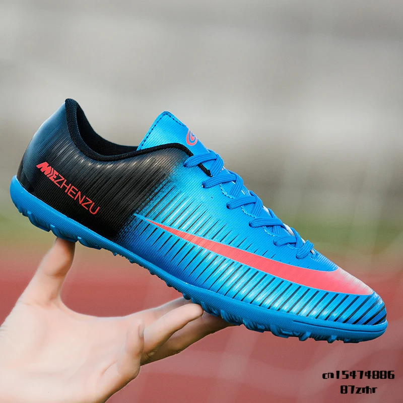 Nuove Scarpe Da Calcio In Erba Sintetica Uomo Bambini Ragazzi Scarpe Da Calcio Eur Taglia 28-44 Brasile Taglia 26-42 Scarpe Da Calcio