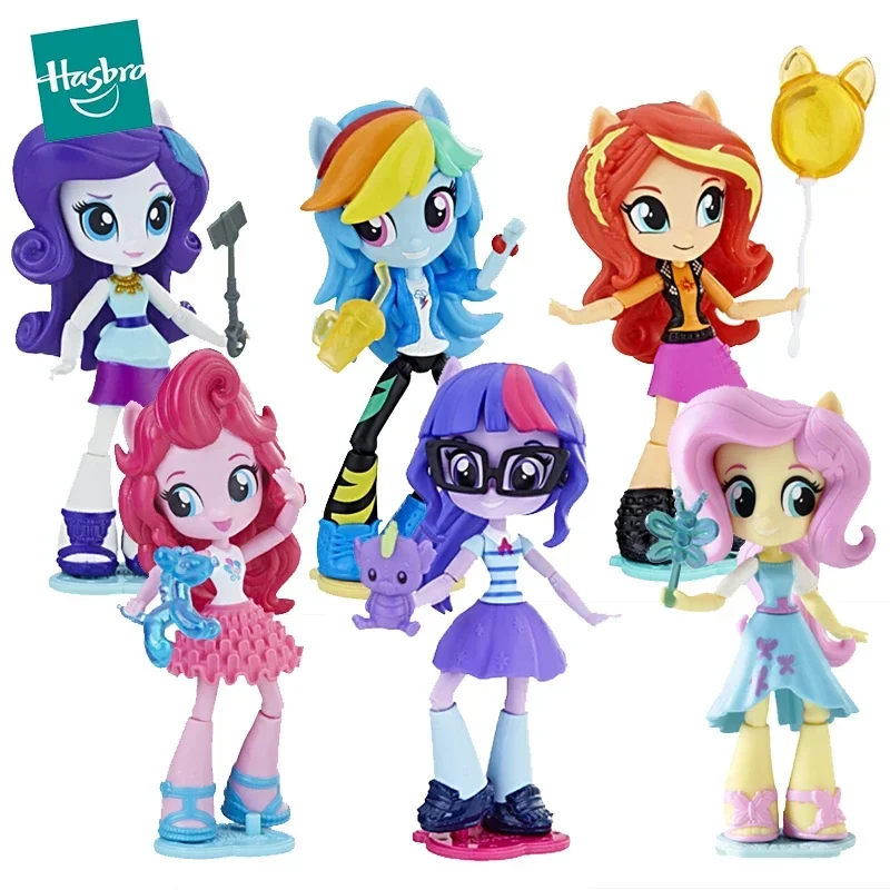 12Cm 237 My Little Pony Mini Dolls Action Figure Anime Joint Move Toys For Girls Equestrria Girls Toys For Children Birthday
