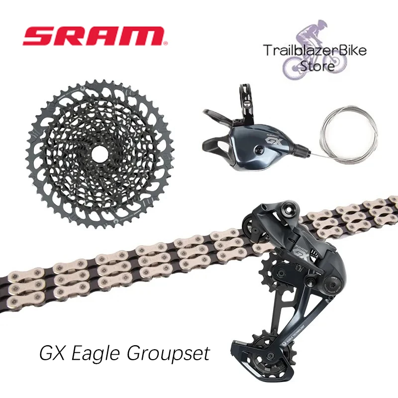 Sram Gx Nx Sx Eagle1X12 Speed 12V Groupset Mtb Bike Kit Trigger Leva Del Cambio Deragliatore Posteriore Catena Cassetta Accessori Per Biciclette
