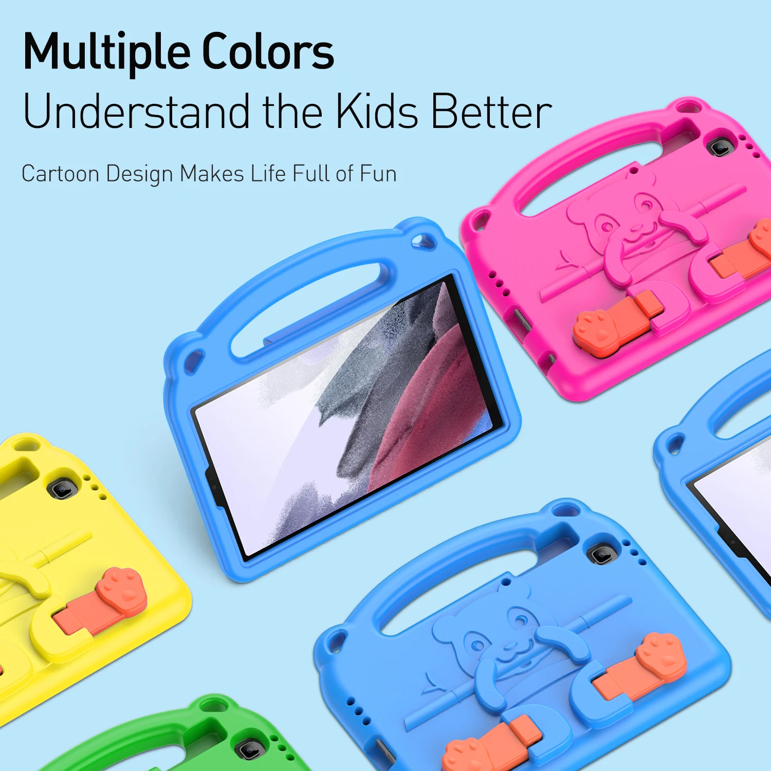Custodia Per Bambini Più Recente Per Samsung Galaxy Tab A7 2020 Panda Series Funda Con Cover Per Tab S6 Lite Tab A7 Lite Custodia Protettiva