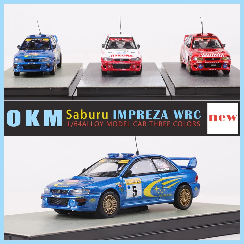 Okm 1:64 Impreza Wrc Rally Car 1999 Burns/Id No.05/01/02 Modello Di Auto In Lega
