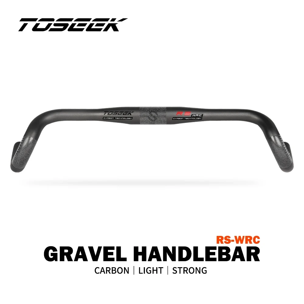 Toseek Rs-Wrc Carbon Gravel Manubrio Cycle Cross Road Bike Manubrio 400/420/440Mm 30 ° Flare Bar Di2 Parti Di Biciclette Da Corsa