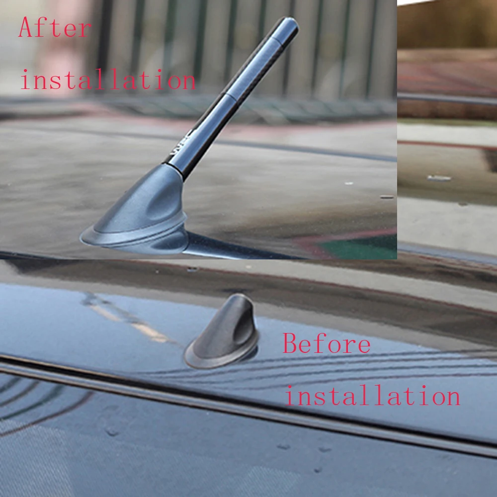 Antenna Per Auto Wrc Style Radio In Fibra Di Carbonio Antenna Fm Per Ford Focus Fusion Escort Kuga Ecosport Fiesta Falcon Edge/Explorer/