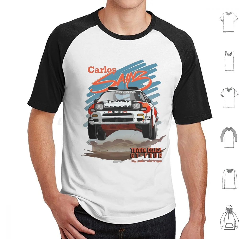Louis Sainz-Celica Gt-Four T Shirt Uomo Donna Bambini 6Xl Thomas Sainz Wrc Group B Celica Celica Gt Celica Gt Four Louis Sainz