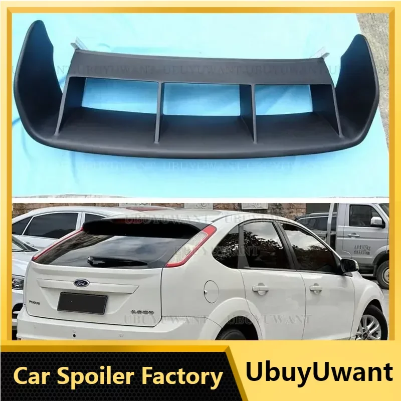Misura Per Ford Focus Wrc Style Car Spoiler 2005-2007 Modificato Frp Fiber Rear Wing Tronco Spoiler Car Tail Wing Decoration