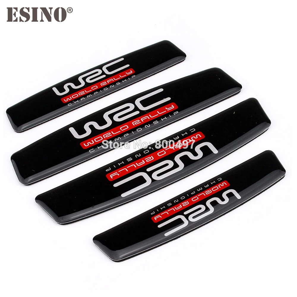 4 X Car Styling Door Edge Guard Strisce Protettive Anti-Collisione Anti-Graffio Trim Door Edge Guard Wrc Series Stickers