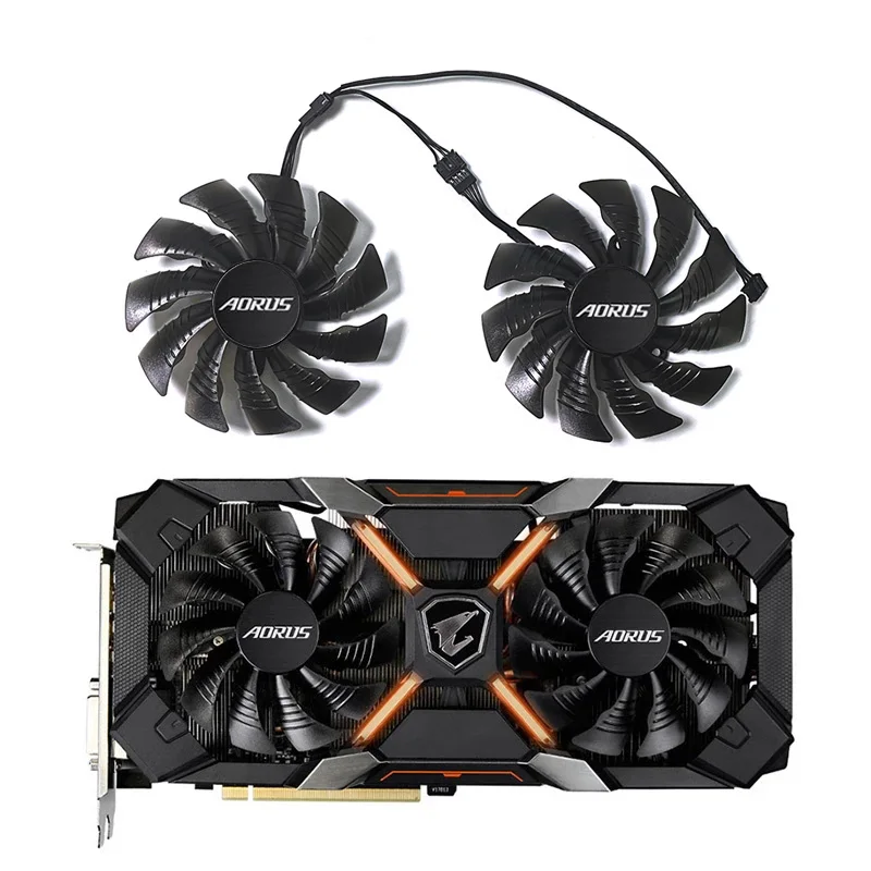 95Mm Dc Dc 12V 0.55A 4Pin Per Gigabyte Aorus Geforce Gtx 1060 Xtreme Gtx 1080 Ti Gtx 1080Ti Rtx2060 Xtreme Edition