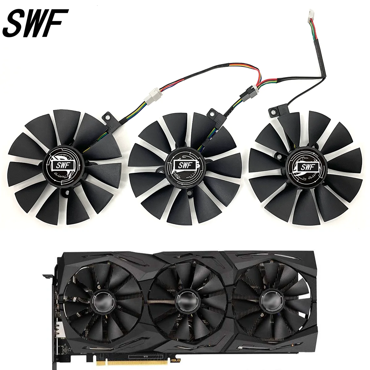 Nuovo 87Mm Pld09210S12Hh Per Asus Gtx 980 Ti R9 390X 390 Gtx 1060 1070 1080 Ti Rx 480 Rx480 Ventola Di Raffreddamento Della Scheda Grafica