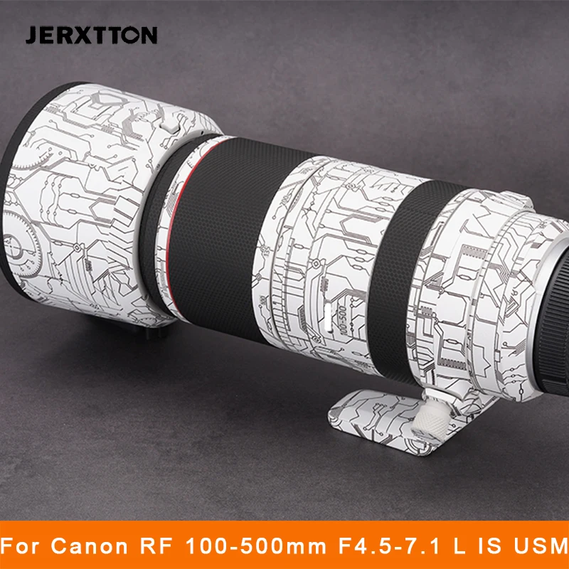 100 500 F 4.5 7.1 Adesivo Per Obiettivo Della Fotocamera Coat Wrap Protettivo 3M Pellicola Protettiva Decalcomania Per Canon Rf 100-500Mm F4.5-7.1 L I