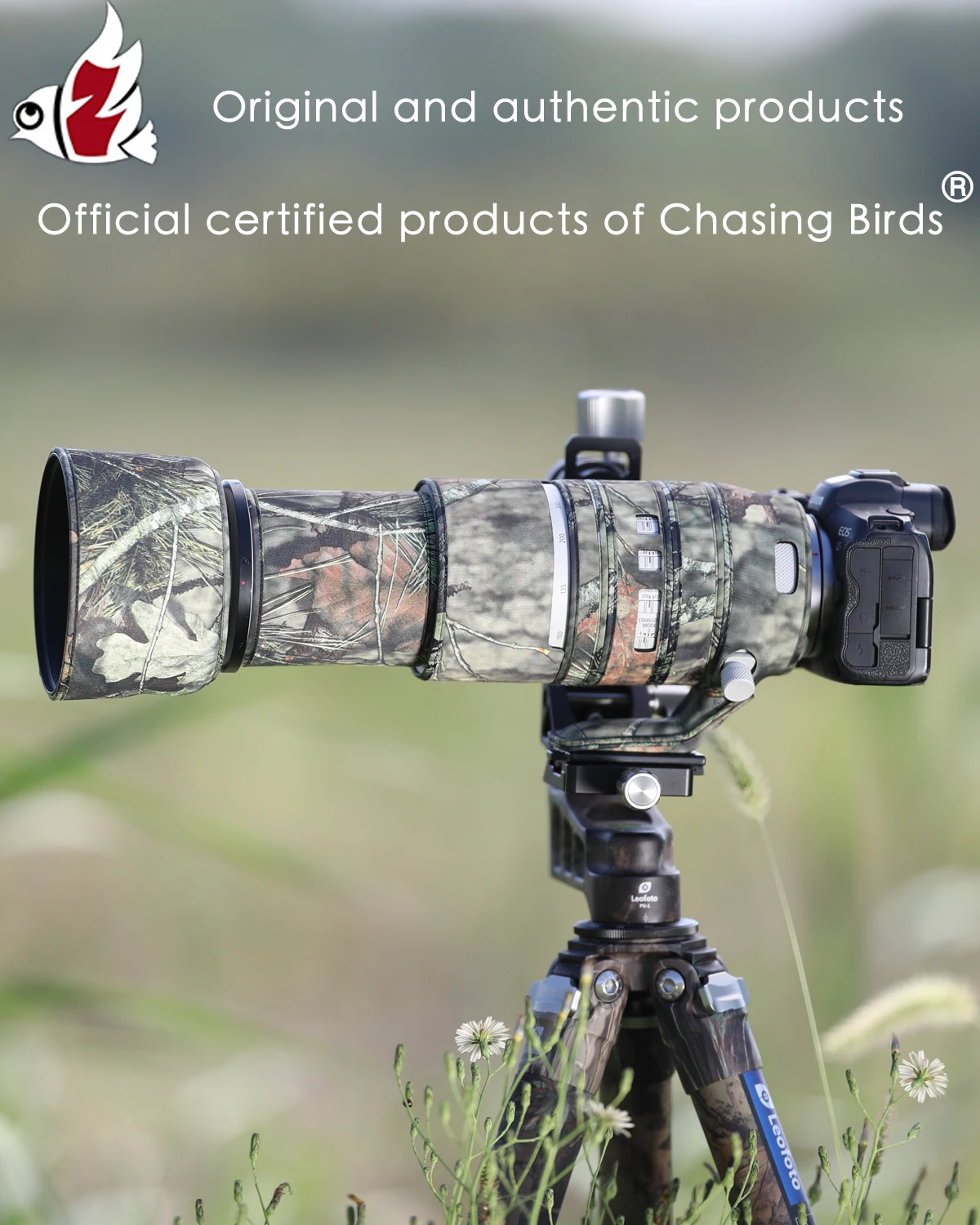 Chasing Birds Camouflage Lens Coat Per Canon Rf 100-500Mm F4.5 L È Impermeabile E Antipioggia Copertura Protettiva Per Lenti Rf100-500 Len