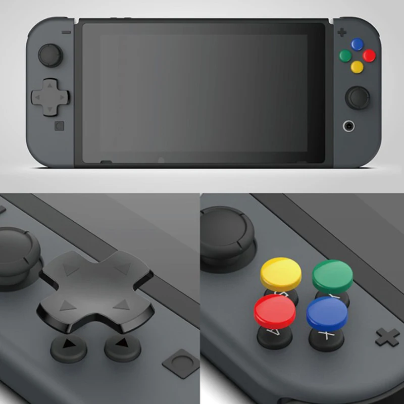 Skull & Co. Joycon D-Pad Button Cap Set Dpad Per Nintendo Switch E Switch Oled Joy-Con Controller