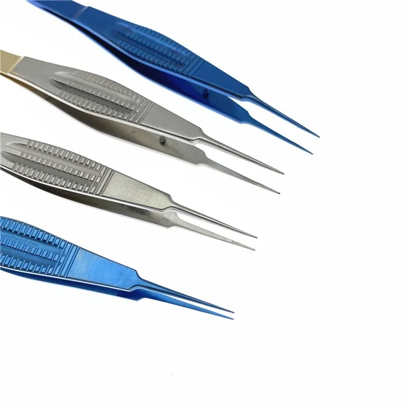 Pinza Castroviejo Pinza Dentata Colibri 108Mm Pinzette Oftalmiche Strumenti Chirurgici