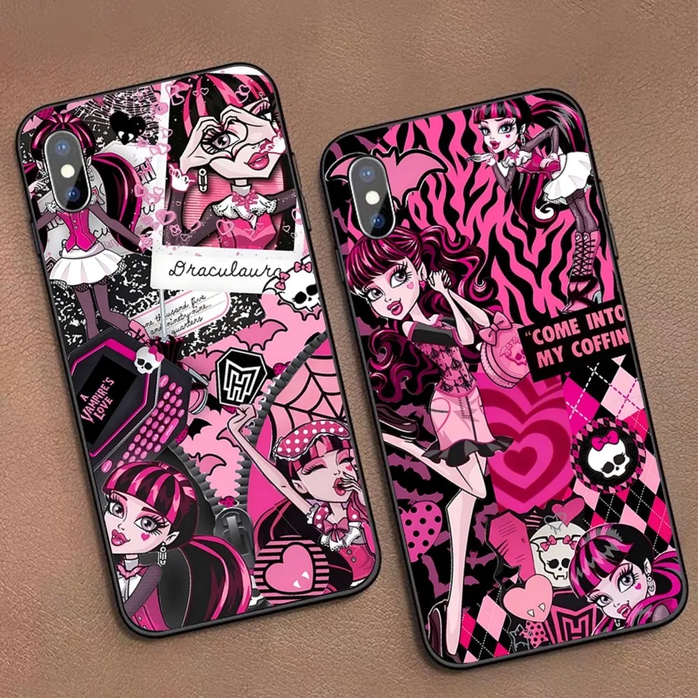 Custodia Per Telefono M-Monsters-H-High Anime Per Iphone 15 14 11 12 13 Mini Pro Xs Max Cover 6 7 8 Plus X Xr Se 2020 Funda Shell