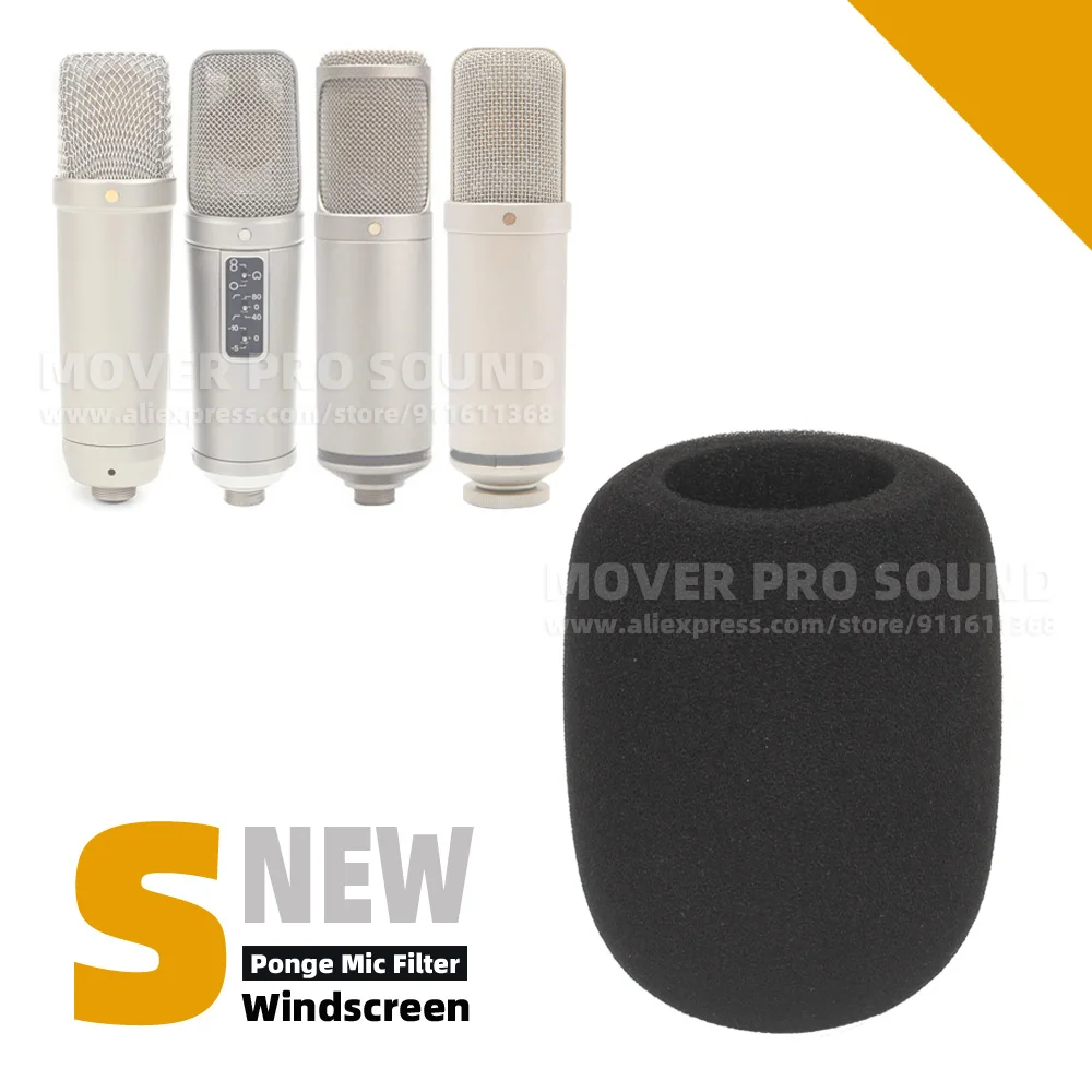 Parabrezza Microfono Copertura Spugna Antivento Per Rode Nt1-A Nt2-A Nt1A Nt2A Ntk K2 K 2 Anti Pop Filtro Mic Parabrezza Schiuma