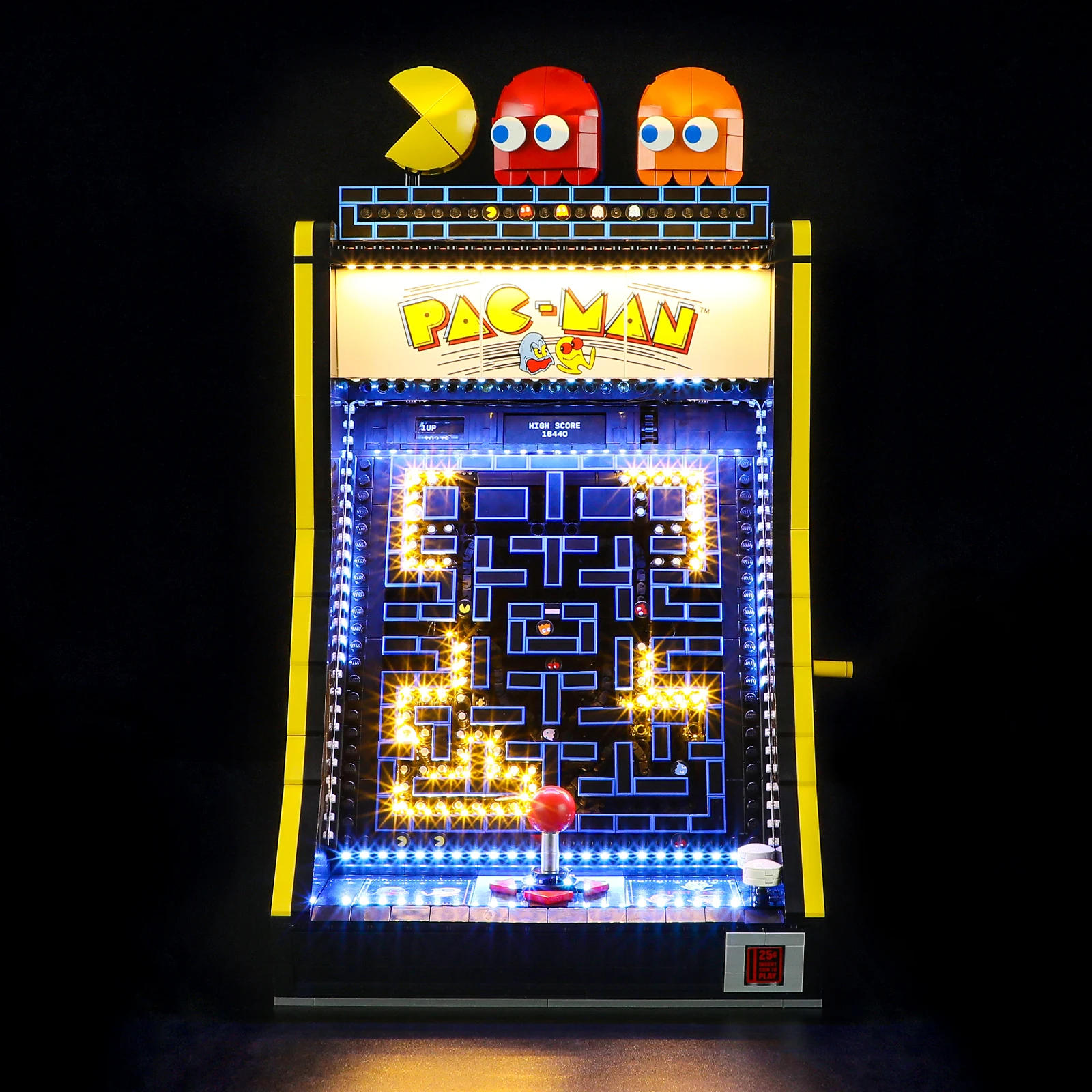 Hprosper 5V Led Light Per Icone 10323 Pac-Man Lampada Decorativa Per Macchina Arcade Con Scatola Batteria (Non Includere Blocchi Lego)