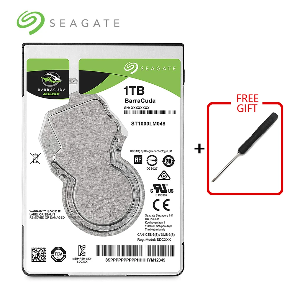 Ls Seagate 2.5 "Sata2 Laptop Notebook Interno 1Tb 2Tb Hdd Hard Disk Drive 1.5 Gb/S 2/8Mb 5400-7200Rpm Disco Duro Interno