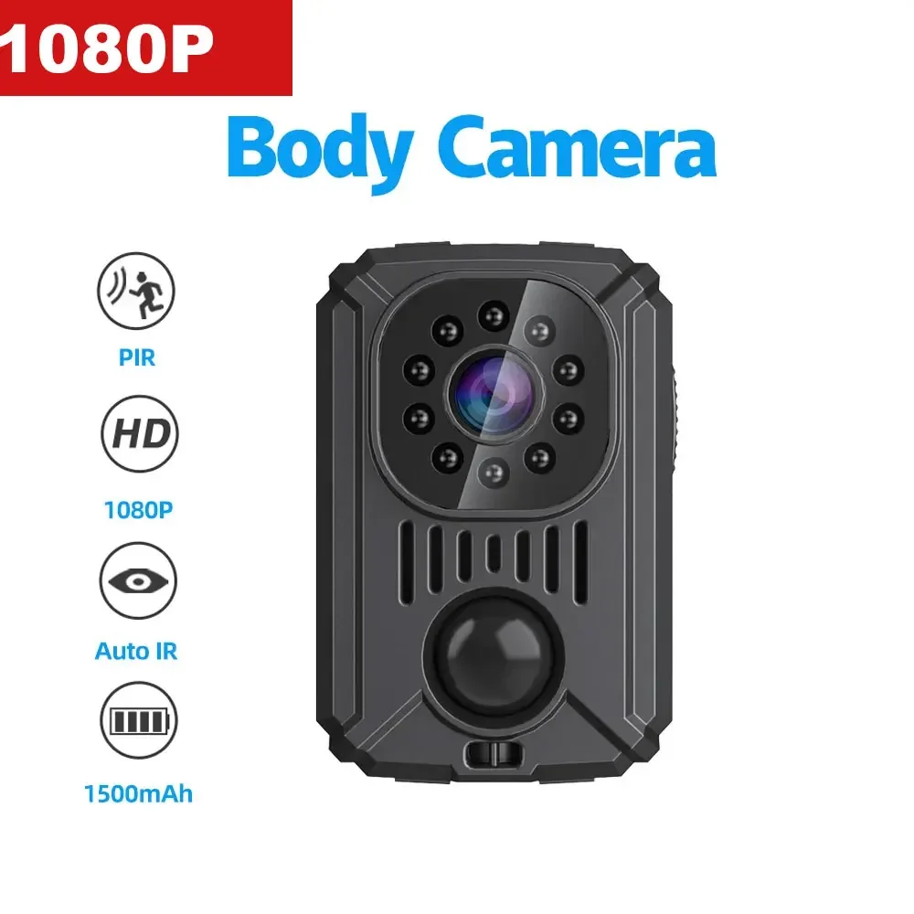 Pir Mini Camera Back Clip Photography Sport Body Dv Hd 1080P Videoregistratore Motion Activated Small Nanny Cam Per Auto E Casa