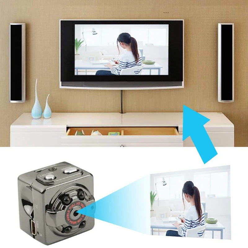Sq8 Smart 1080P Hd Piccolo Segreto Micro Mini Videocamera Videocamera Visione Notturna Corpo Wireless Dvr Dv Minuscola Microcamera