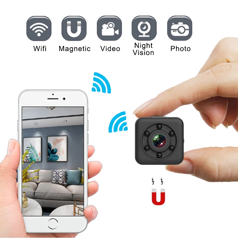 Camera Spia Sq29 Telecamera Ip Hd Wifi Mini Videocamera Cam Visione Notturna Motion Dv Micro Dvr Videocamera Impermeabile Sensore Video Sport Pk Sq11 