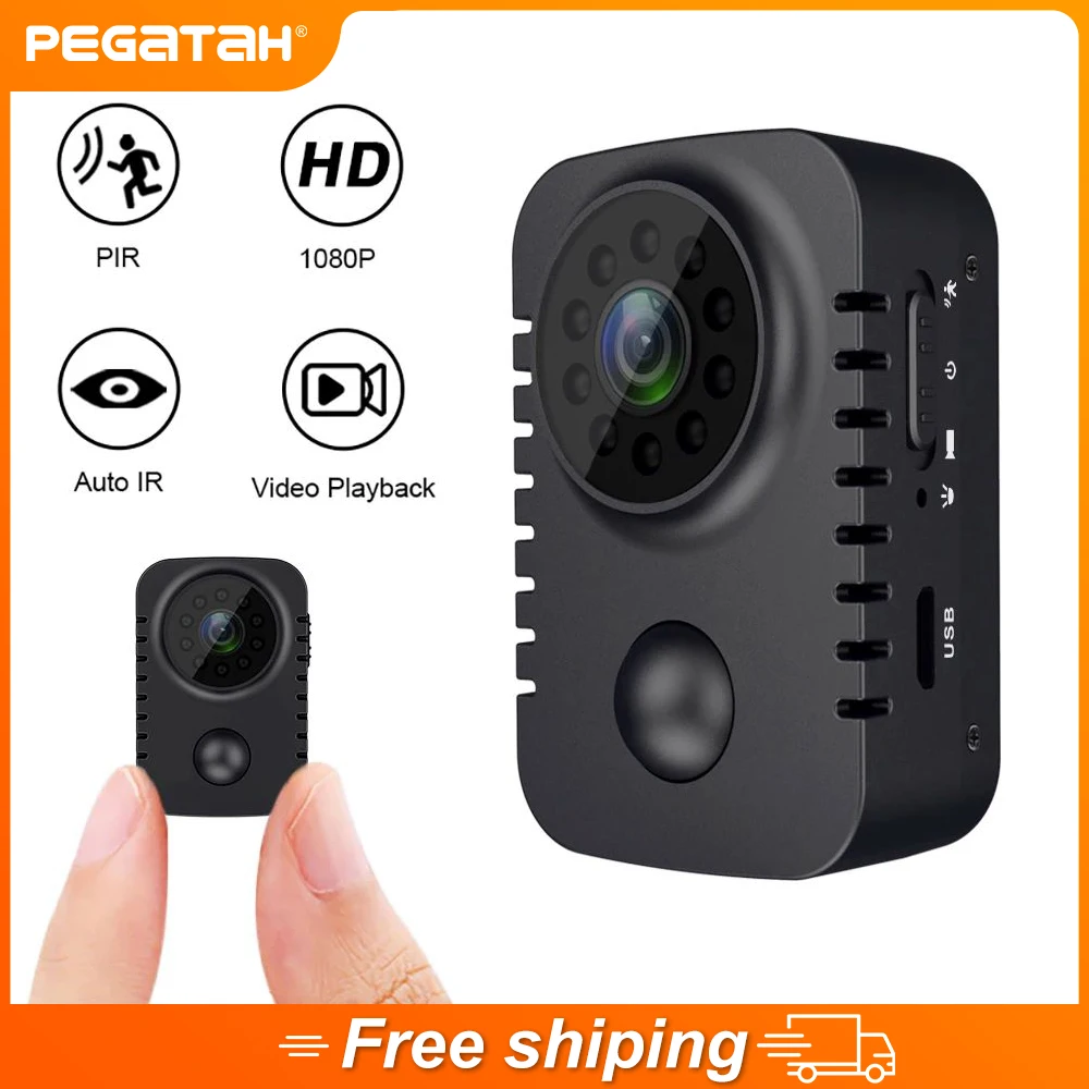 Mini Pir Dv Camera Hd 1080P Wireless Pocket Body Camera Visione Notturna Motion Activated Small Cam Per Auto Videoregistratore In Standby
