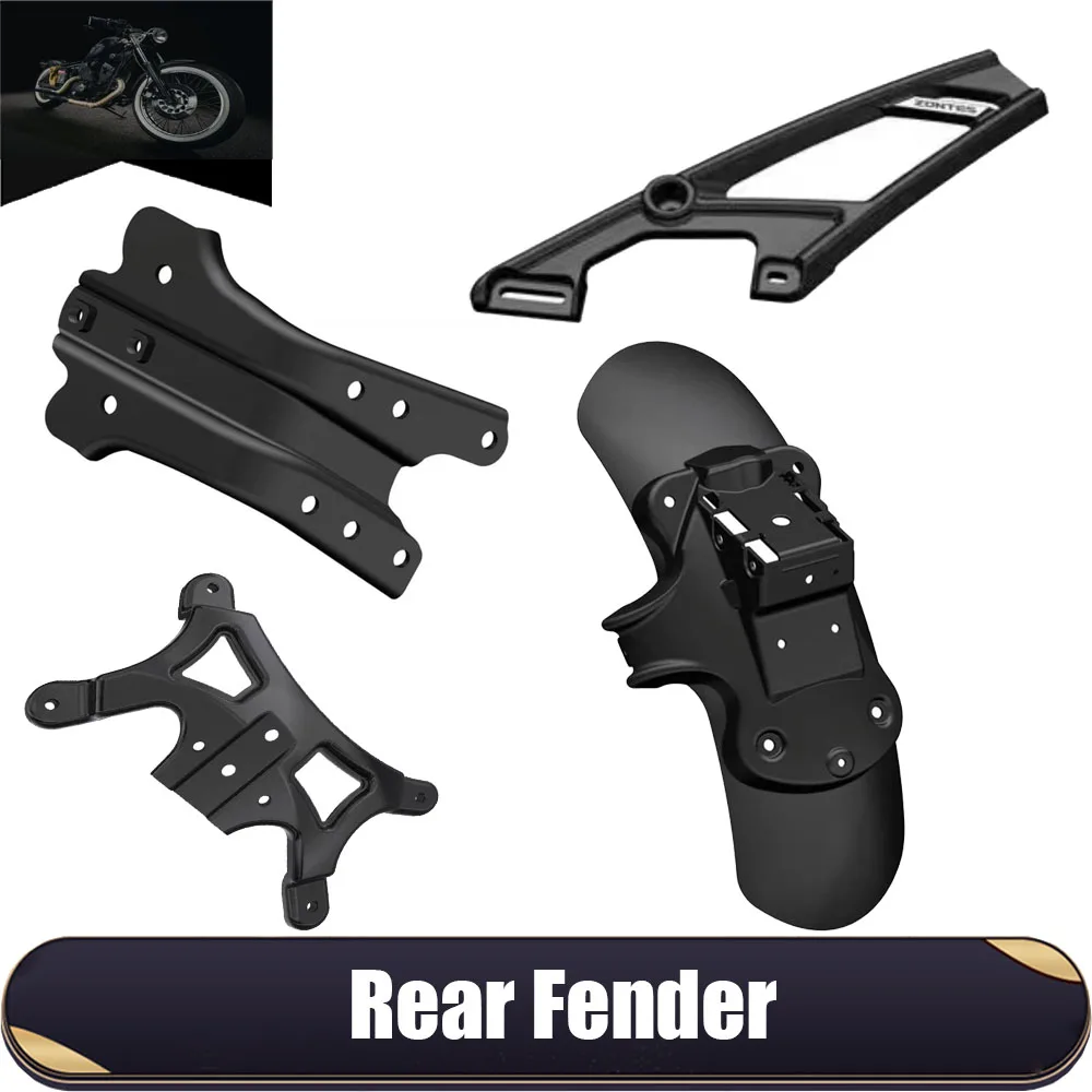 Per Zontes 150U 150 U1 150 U2 Accessori Moto Parafango Posteriore Modificato Parafango Paraspruzzi