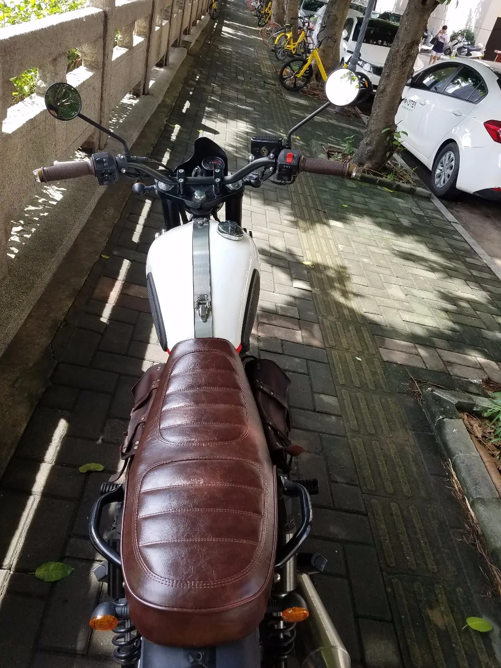 Gobba Vintage Sella Sedile Universale Per Cafe Racer Sede Per Suzuki Gs Per Yamaha Xj Honda Cb Moto Cafe Racer Asiento Cafe Racer