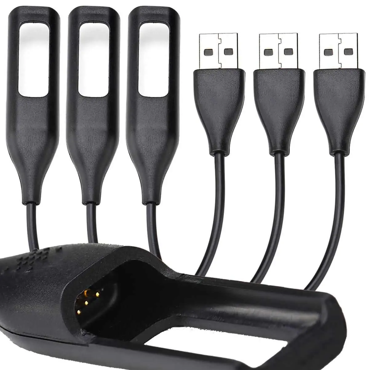 Per Caricabatterie Fitbit Flex [Confezione Da 3] Cavi Di Ricarica Di Ricambio Per Braccialetti Fitbit
