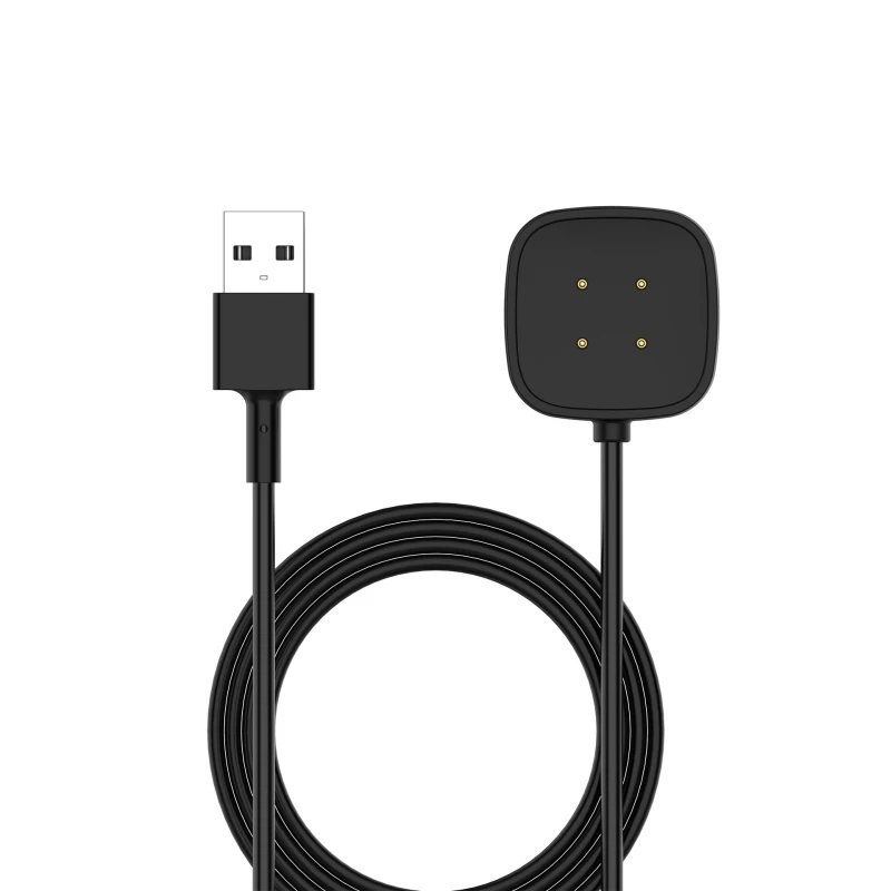 Dock Di Ricarica Usb Per Fitbit Versa 3 4 Smart Watch Charger Cable Data Cradle Per Fitbit Sense 1 2 Supporto Per Caricabatterie