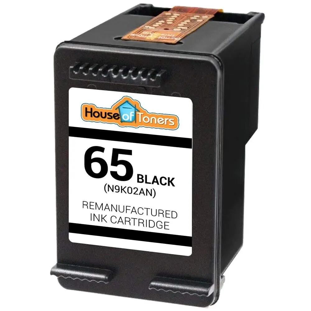 Inchiostro Hp 65 Rigenerato Nero Per Deskjet 2600 Serie 3700 Envy 5000 Series