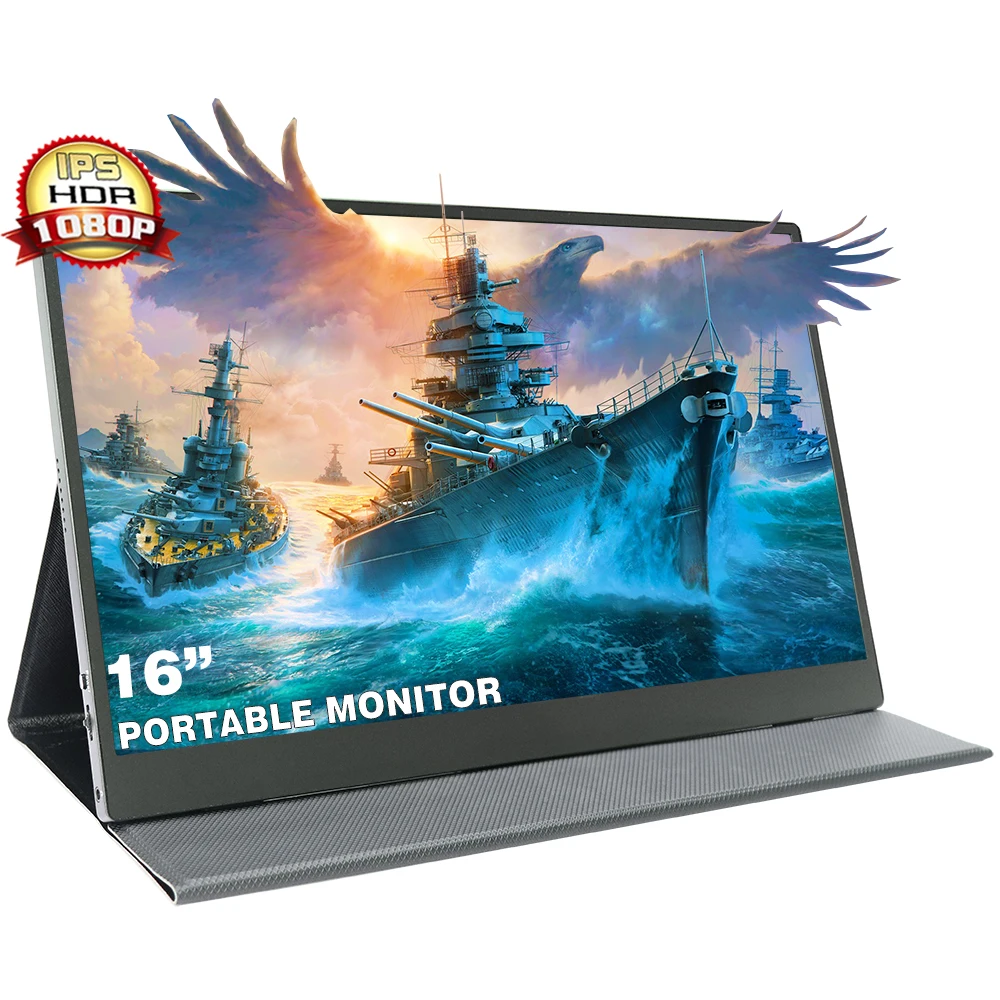 Sibolan Cina Vendita Calda A Buon Mercato Monitor Portatile Da 16 Pollici Monitor Da Gioco Usb Di Tipo C Con Risoluzione 1080 Per Monitor Ps5 Per Lapt