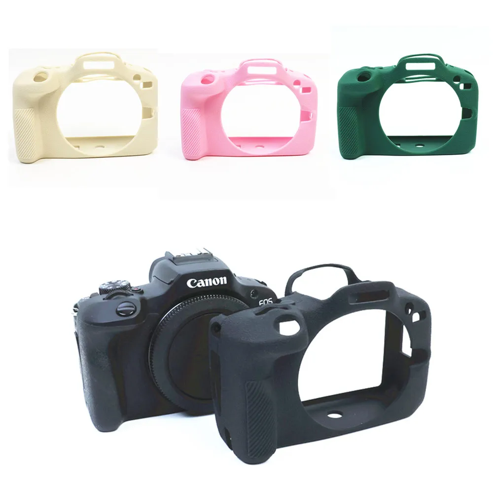 R100 Custodia In Gomma Siliconica Custodia Protettiva Per La Copertura Del Corpo Pelle Per Fotocamera Canon Eos R100 In Silicone