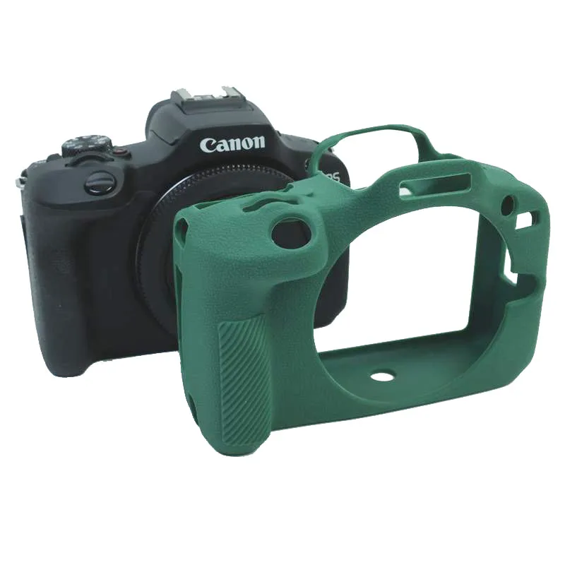 Per Canon Eos R100 Custodia In Silicone Per Fotocamera Eosr100 Accessori Pelle Protettiva