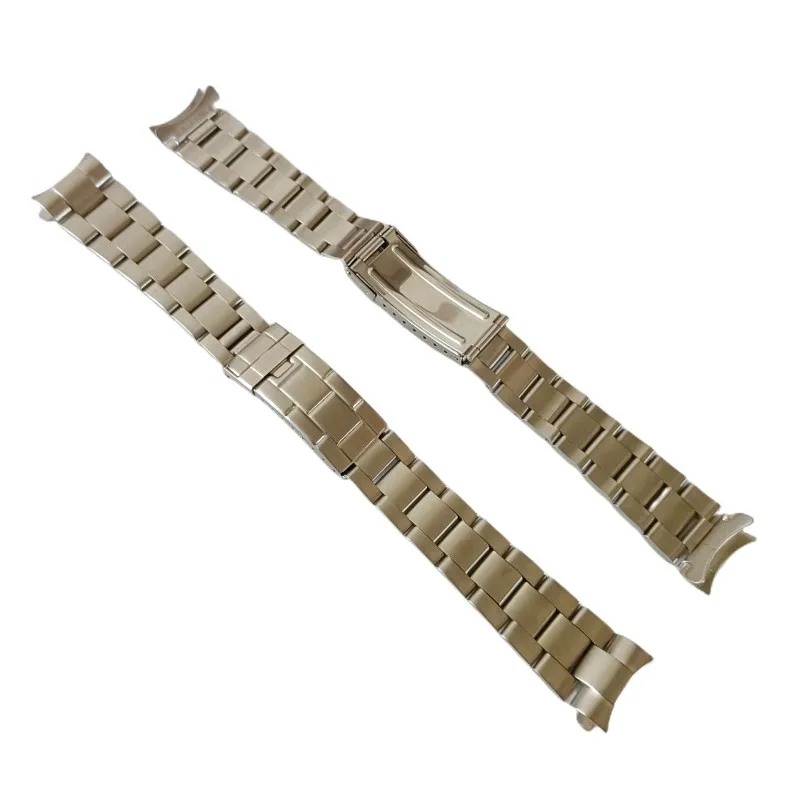 Misura Per Vintage Rlx 20Mm Cinturino Di Ricambio In Acciaio Inossidabile Con Cinturino Curvo Oyster Per Orologio Rolex