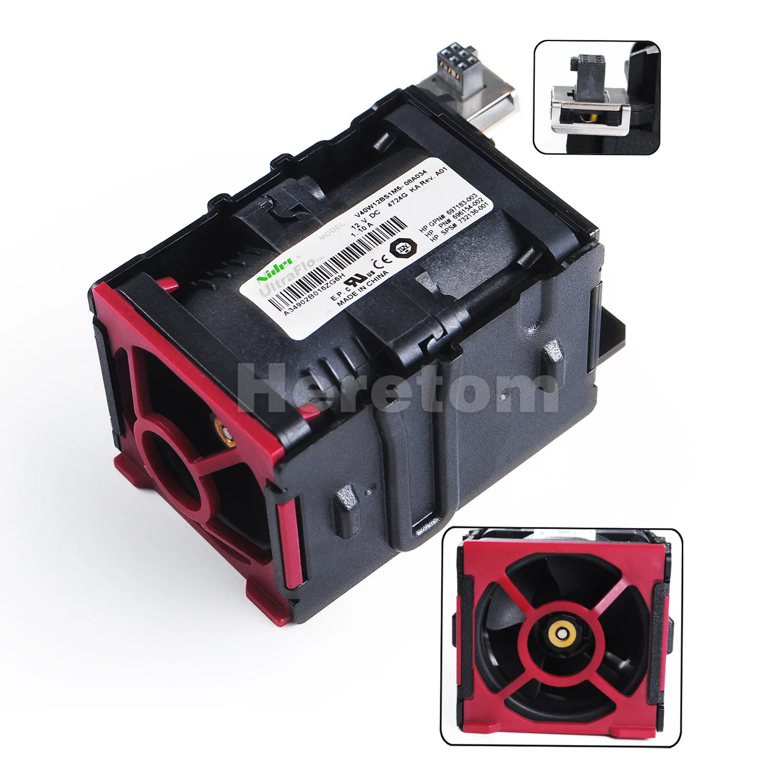 Testato Ventola Di Raffreddamento Per Hp Proliant Dl360P Dl360 G8 Gen8 Server Di Raffreddamento Fan 654752-001 667882-001 696154-001