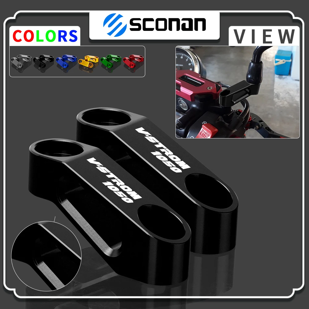 Per Suzuki Vstrom1050 V-Strom 1050 V-Strom 1050 Vstrom 650 1000 1050 Accessori Moto Adattatore Extender Specchietto Retrovisore